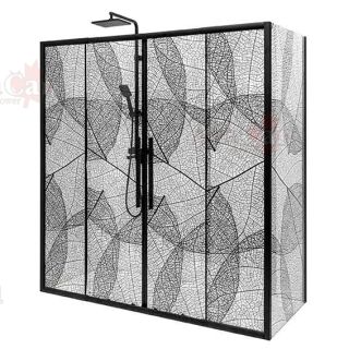 Душевой уголок AvaCan FB2 170-190 + SB90 чёрный